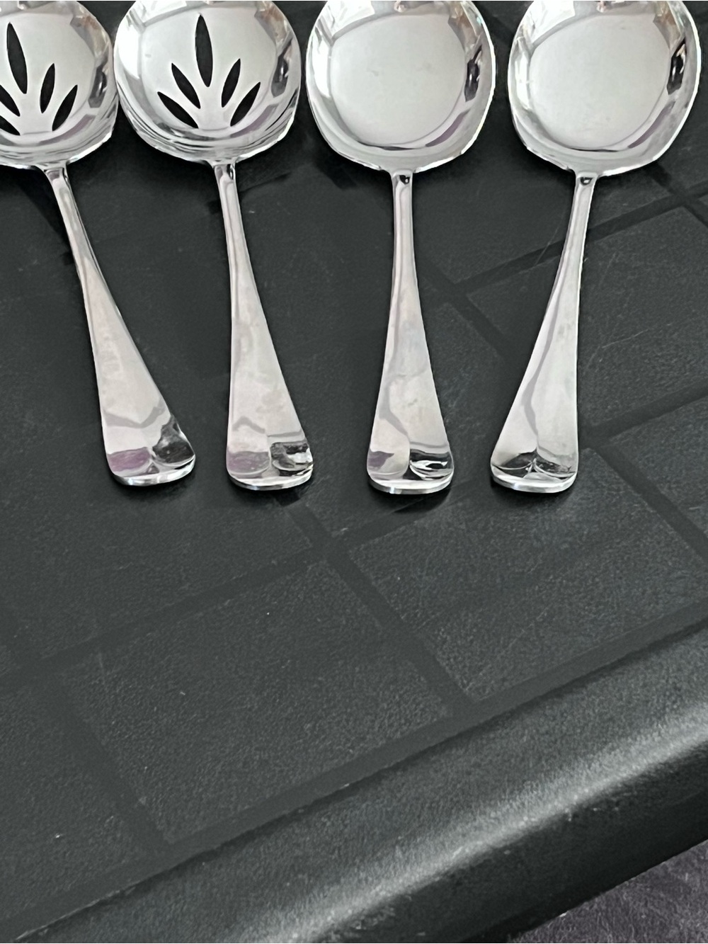 Multi Chef Stainless Steel Inox Japan Serving Spoons Set of 4